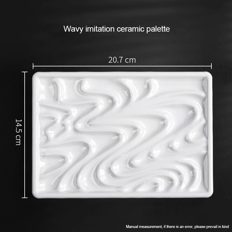 1/5/28 Ceramic  Paint Palette