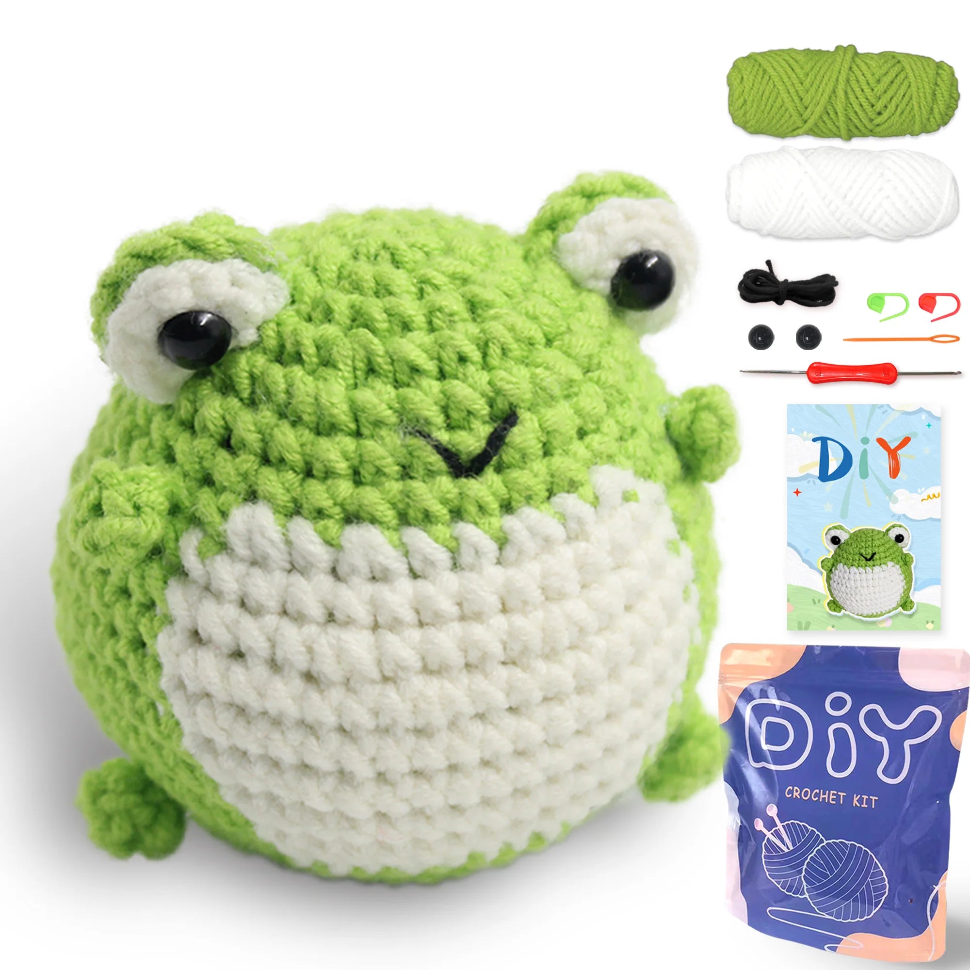 Frog Crochet Project Kit