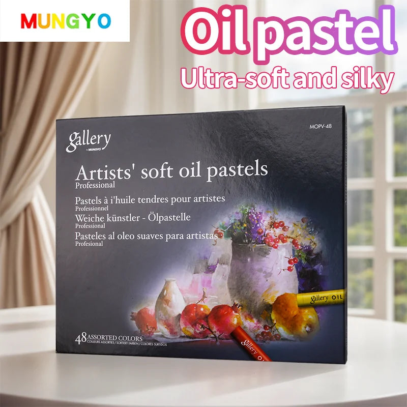 24/48Colors Gallery Artist's Soft Oil Pastel