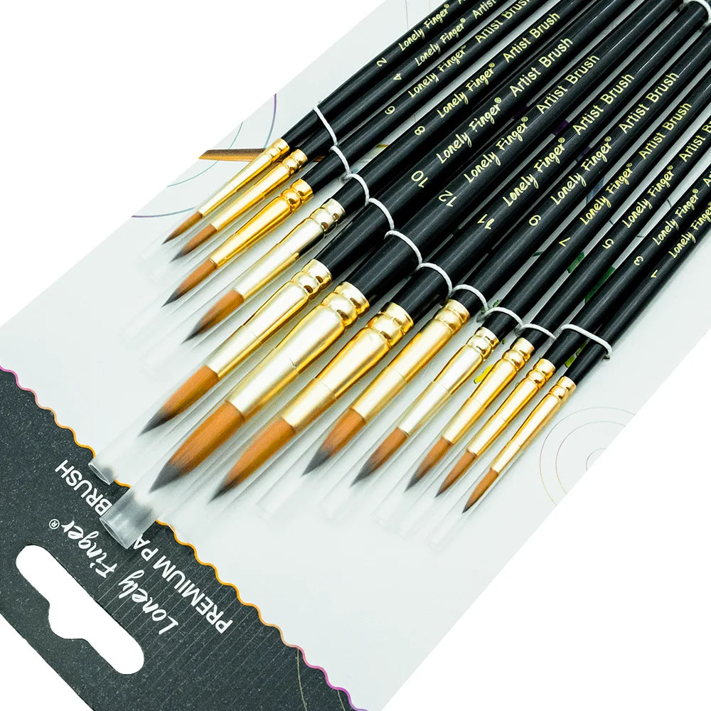 12/48pcs Professional Artist Paint Brush Set