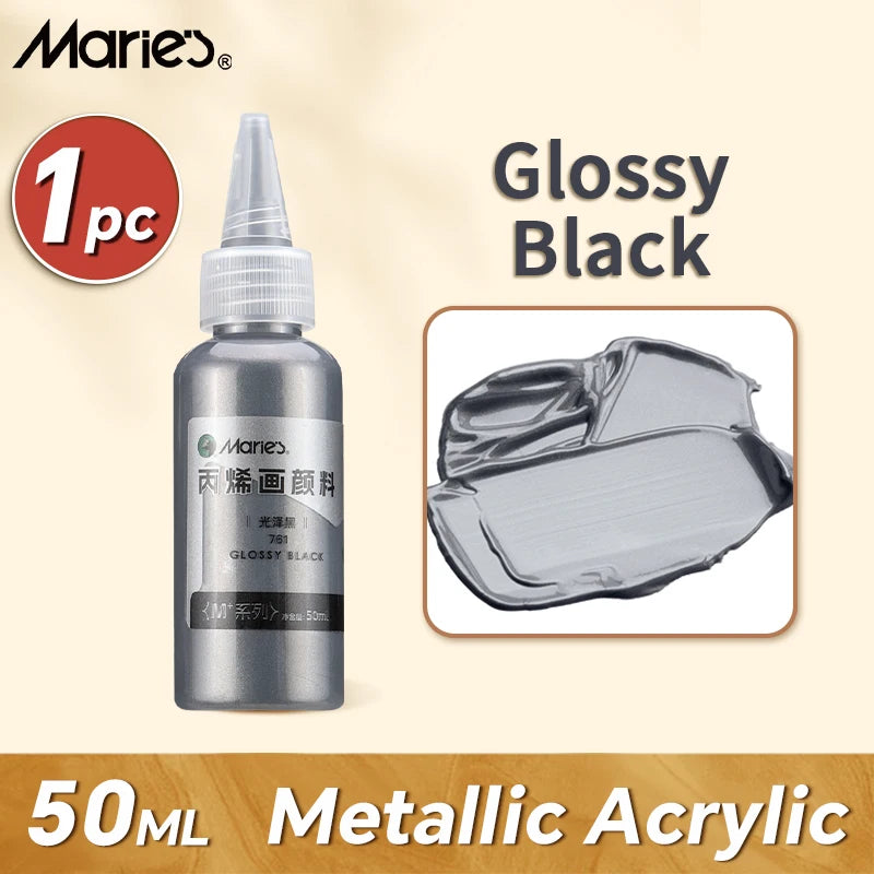 50ml Metallic Acrylic Paint