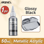 50ml Metallic Acrylic Paint