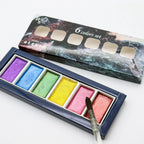 6 colors set, Watercolor Paint