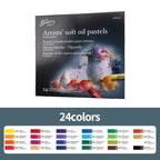 24/48Colors Gallery Artist's Soft Oil Pastel