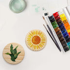 Blank Round Wood Coasters