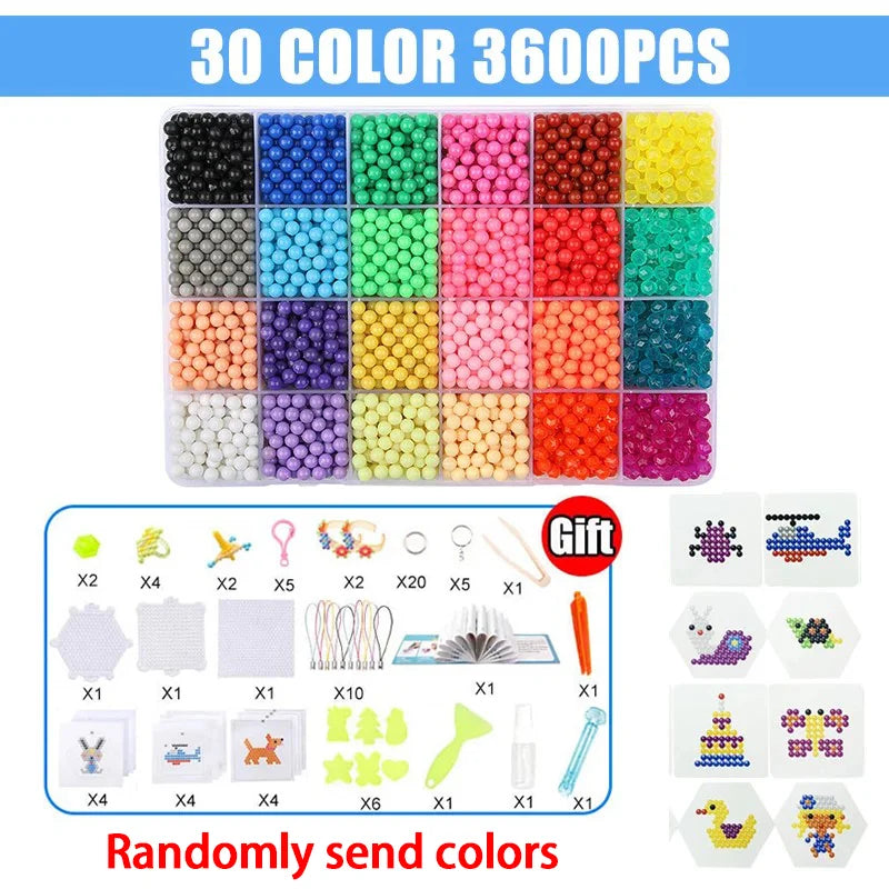 Handmade Magic Water Fuse Beads Set