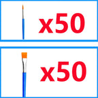 1-800pcs Acrylic Paint Brushes Set