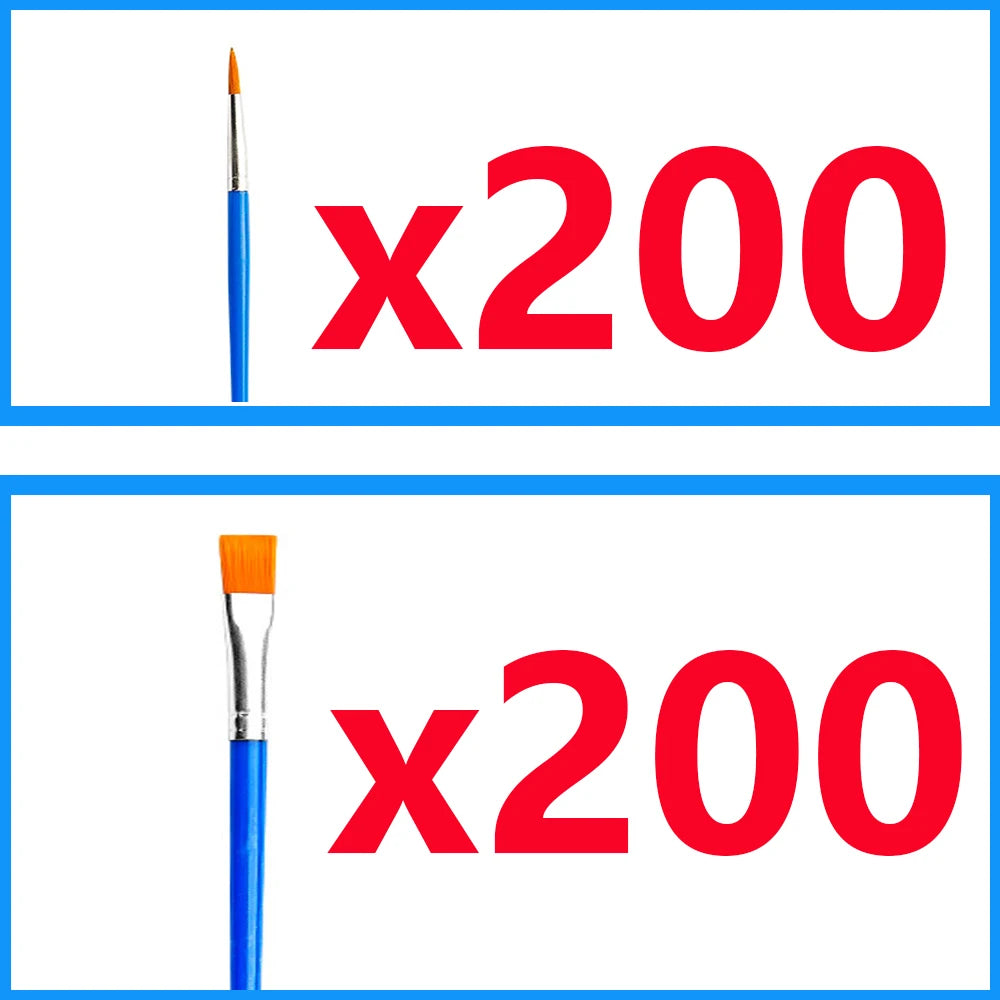 1-800pcs Acrylic Paint Brushes Set