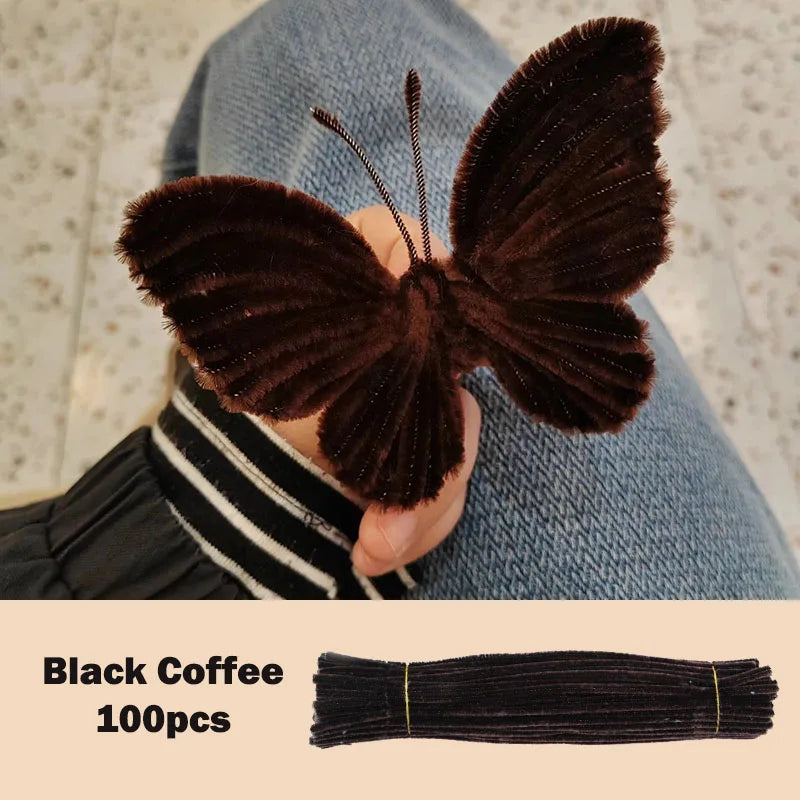 100pcs Colorful Chenille Stems