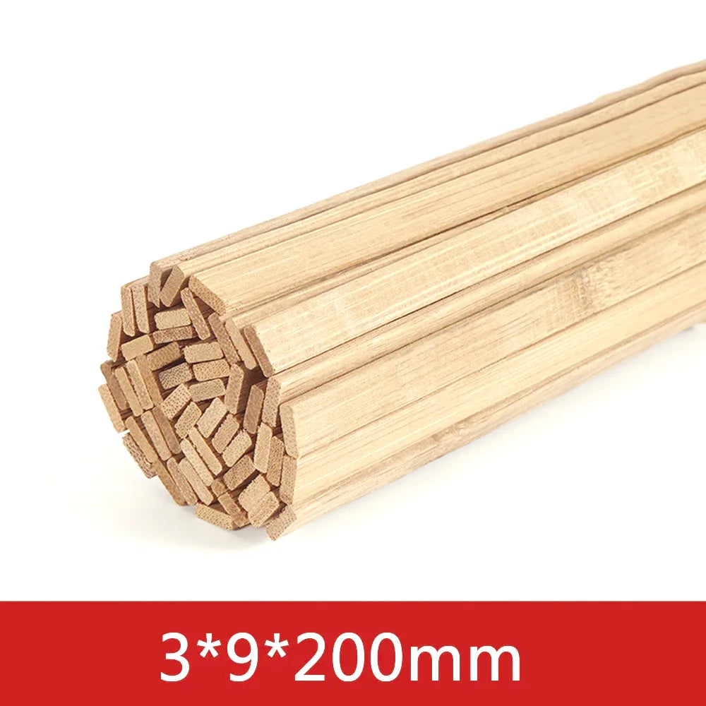 20-50pcs 2/3/5mm Balsa Wood Craft Sticks