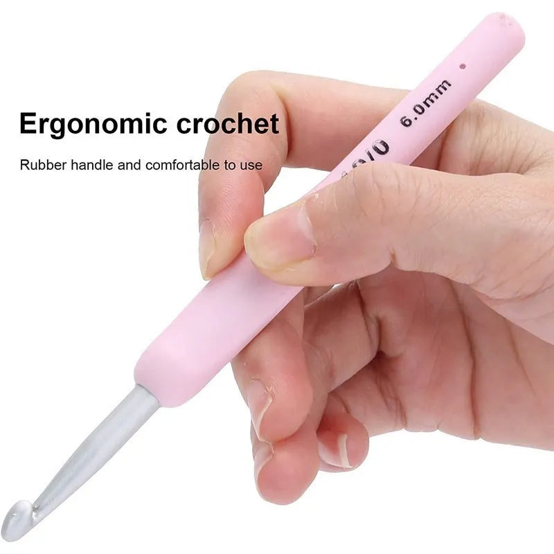 9pcs Crochet Hook Kit