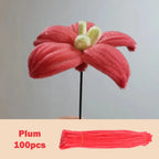 100pcs Colorful Chenille Stems
