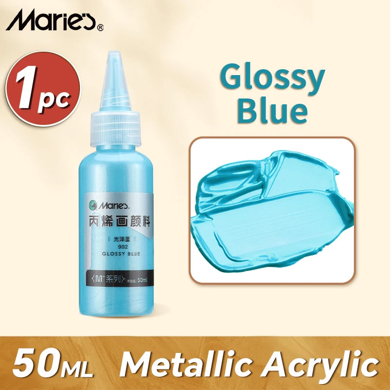 50ml Metallic Acrylic Paint