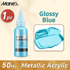 50ml Metallic Acrylic Paint