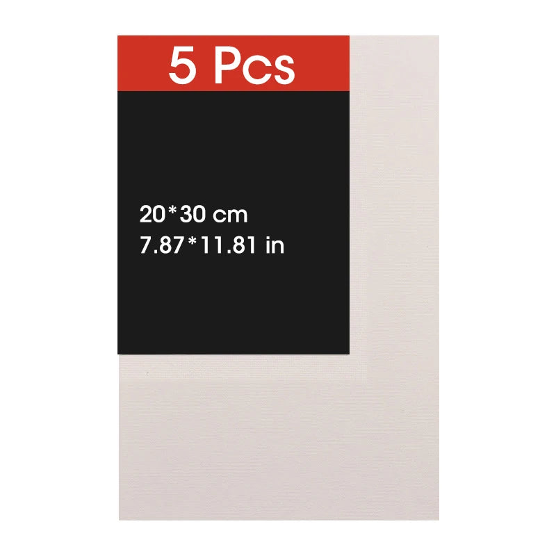 5pcs Canvas Board