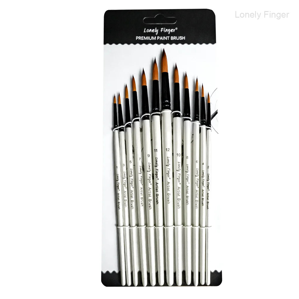 12/48pcs Professional Artist Paint Brush Set