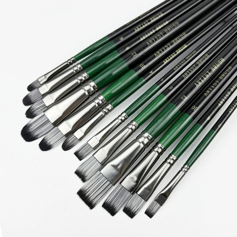 6/24pcs Professional Artist Paint Brush Set