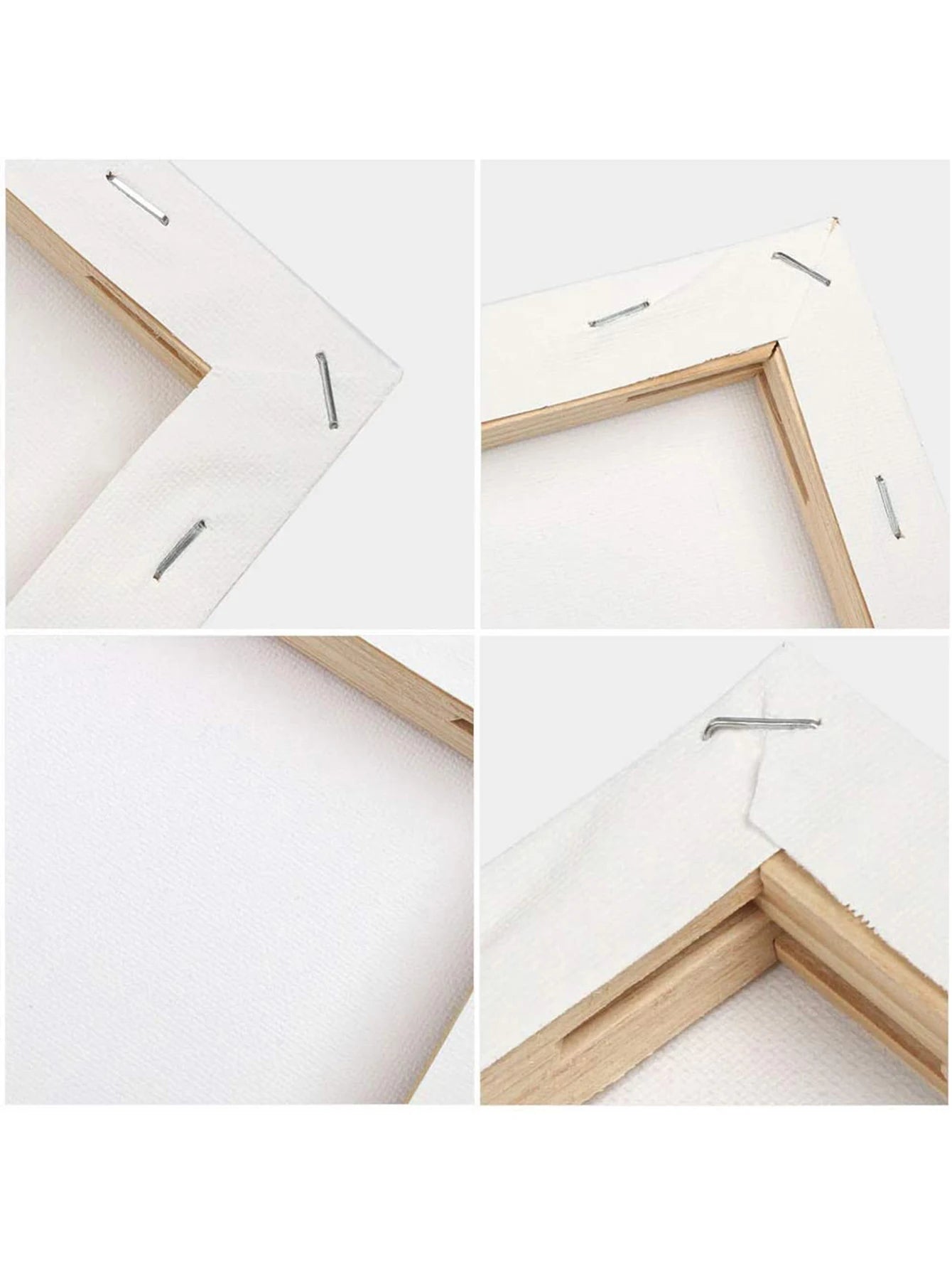 4pcs Stretched Canvas, 8 x 10