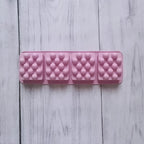 4 Holes Massage Square Silicone Soap Mold