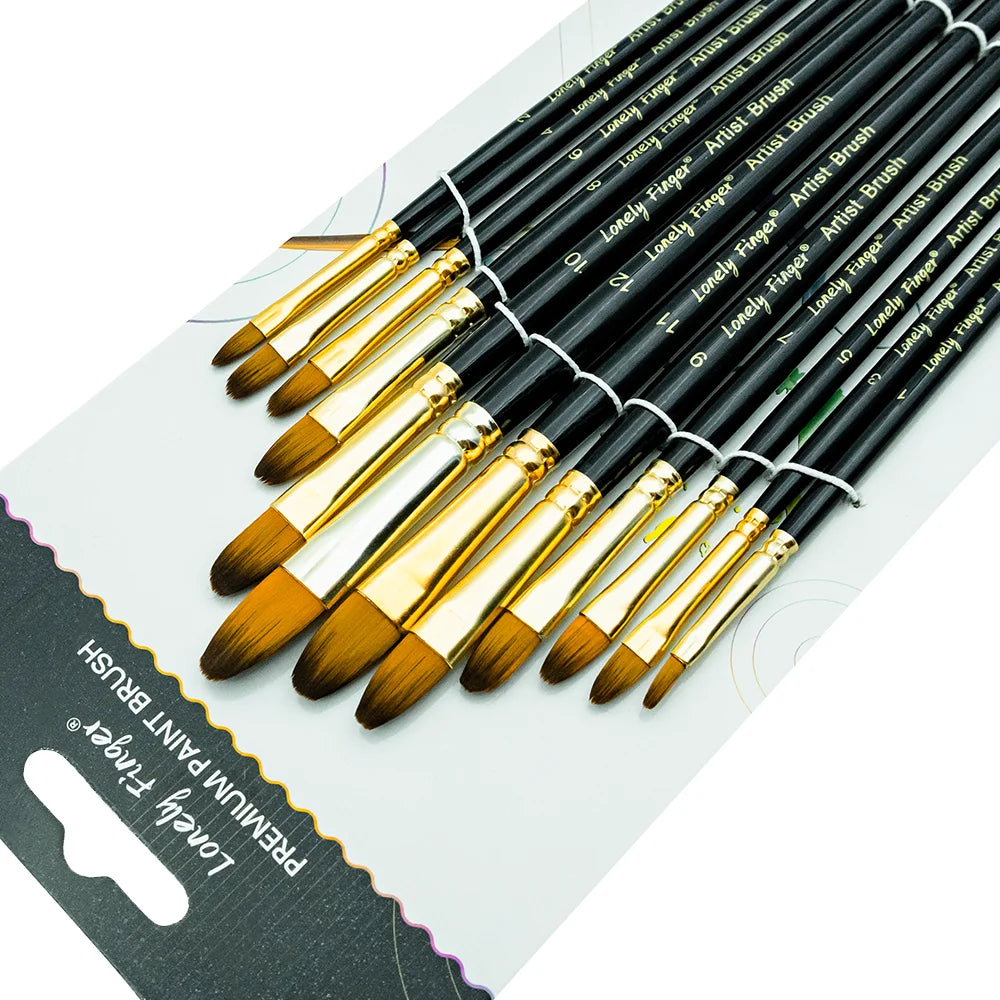 12/48pcs Professional Artist Paint Brush Set