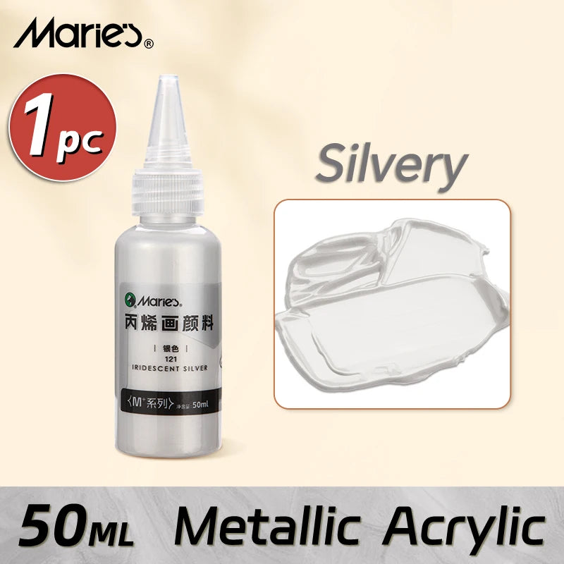 50ml Metallic Acrylic Paint