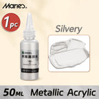50ml Metallic Acrylic Paint