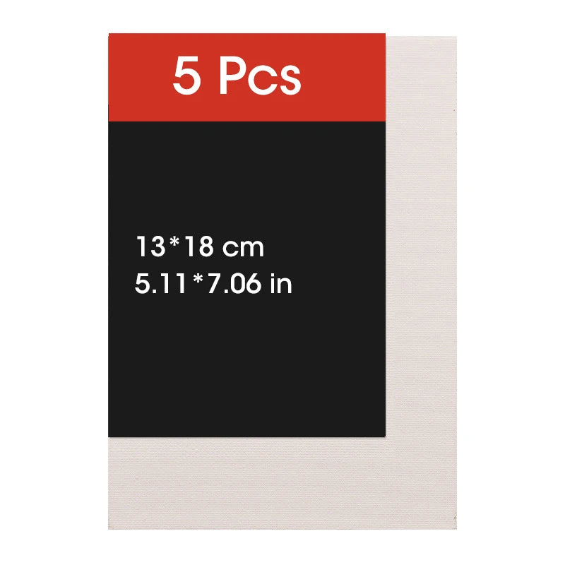 5pcs Canvas Board
