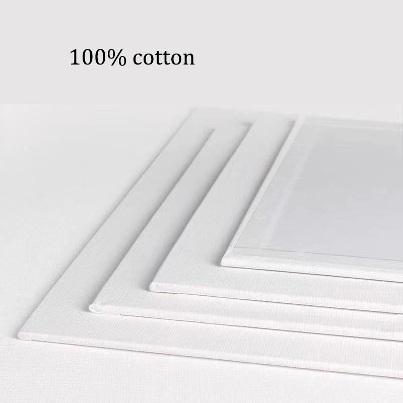 10 Pcs Blank Canvas Board