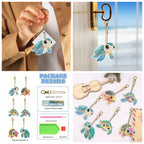 6pcs/Set Diamond Art Keychain Kit