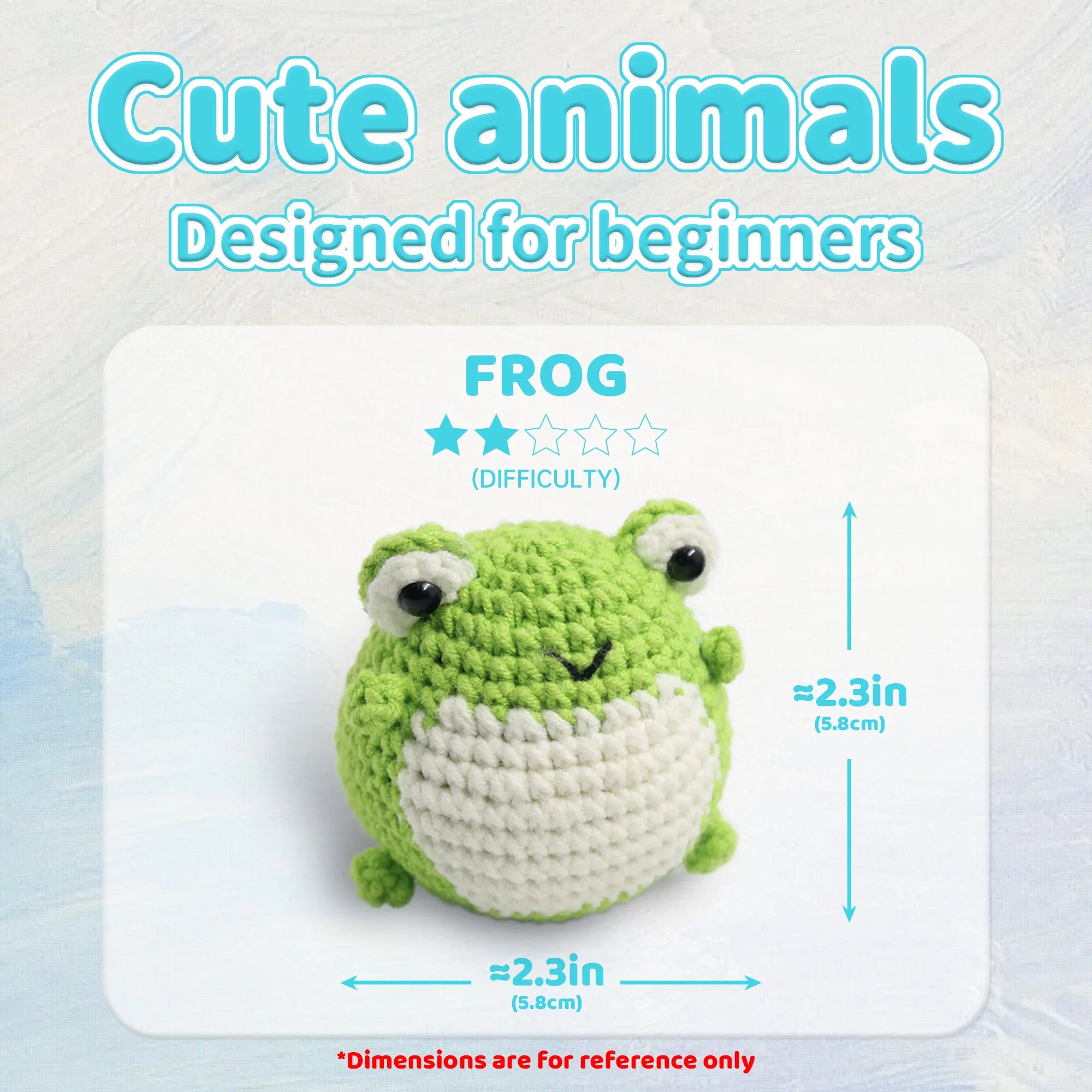 Frog Crochet Project Kit