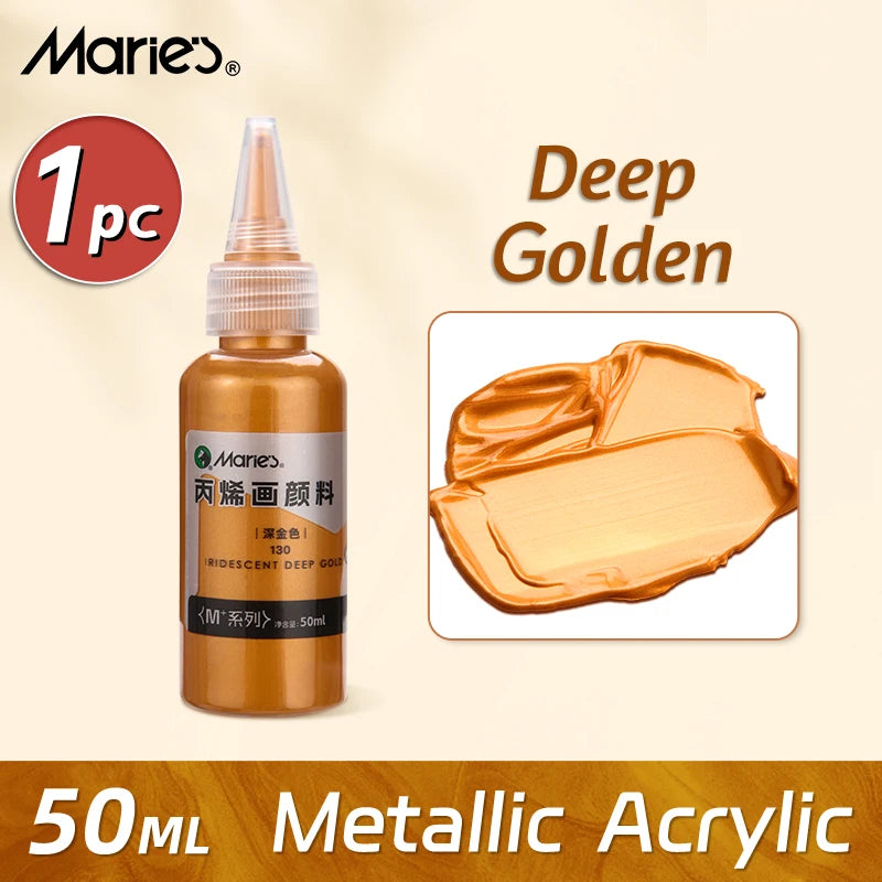 50ml Metallic Acrylic Paint