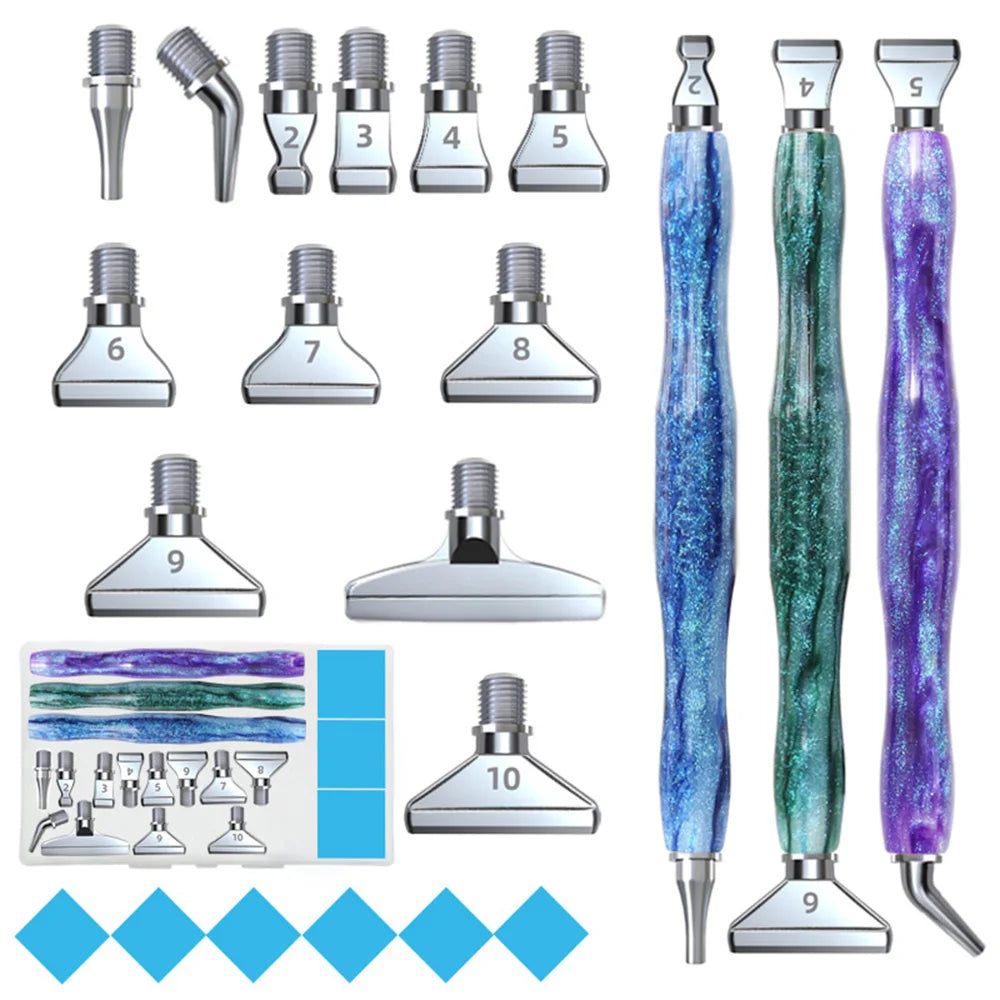 1Set 5D Resin Diamond Painting Pen