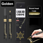 1Pcs Chrome Mirror Marker Pen