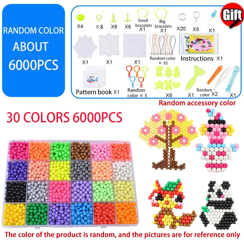 Handmade Magic Water Fuse Beads Set