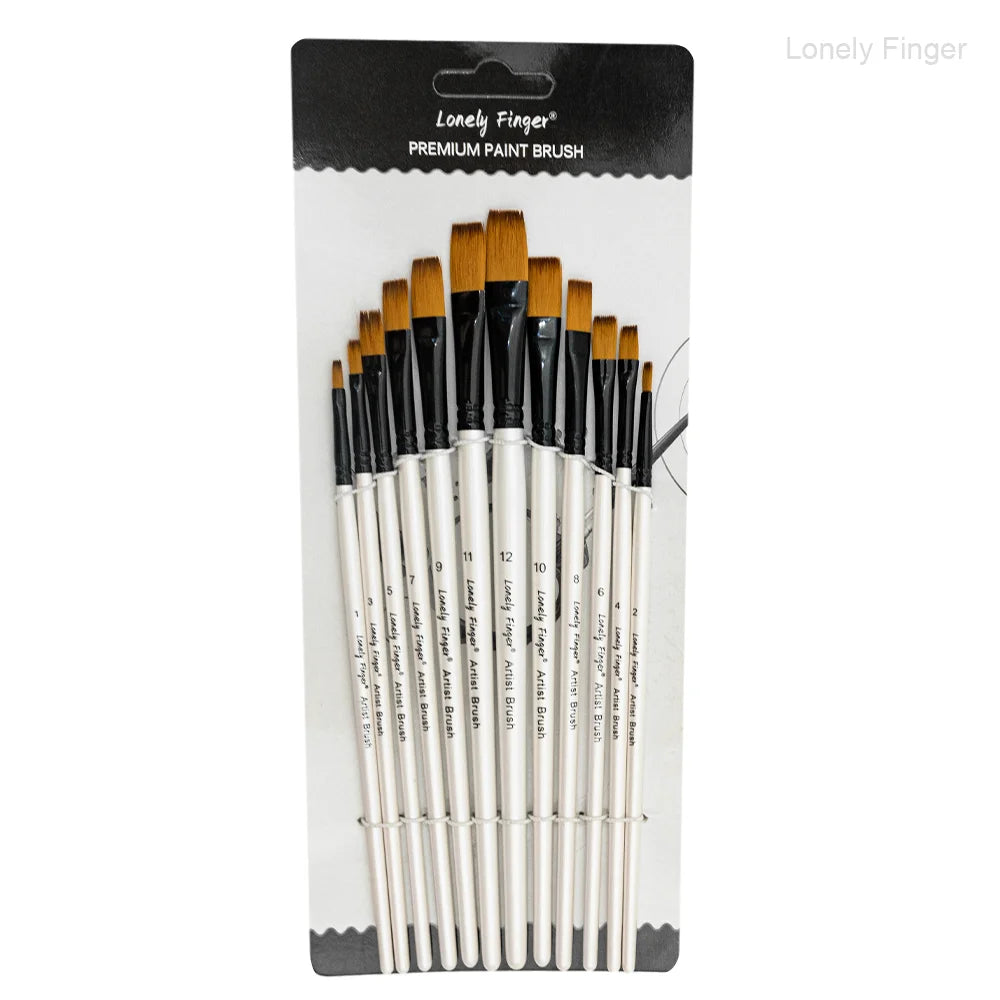 12/48pcs Professional Artist Paint Brush Set