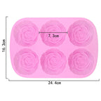 6 Holes Handmade Silicone Mold