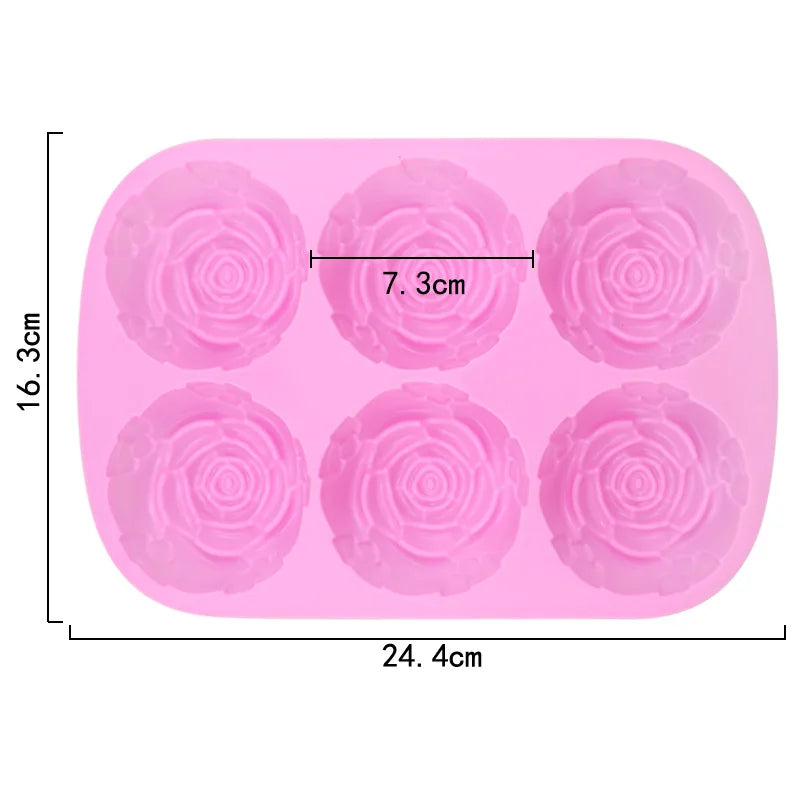 6 Holes Handmade Silicone Mold
