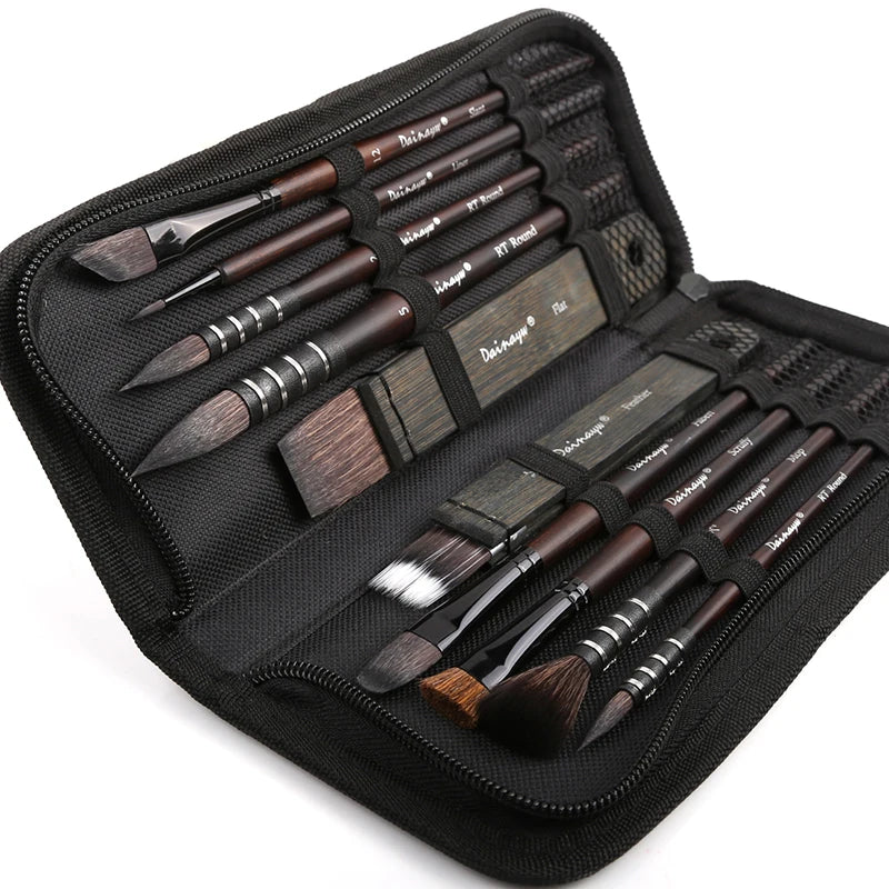 10Pcs Watercolor Brush Set
