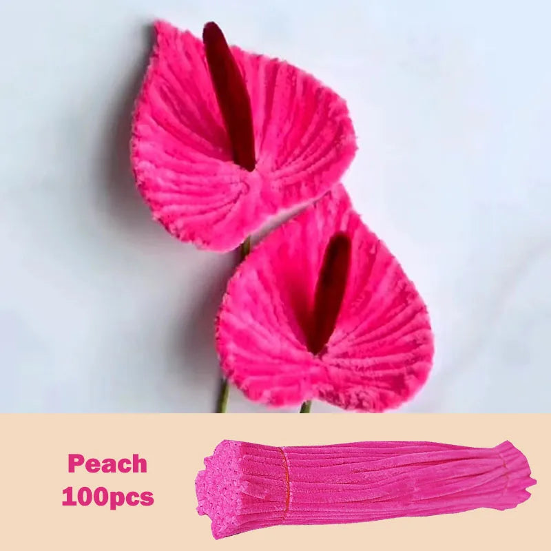 100pcs Colorful Chenille Stems