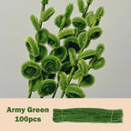 100pcs Colorful Chenille Stems