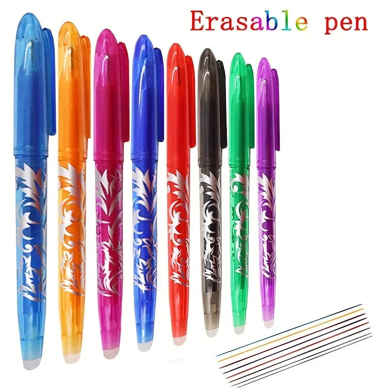 8/4pcs Multi-Color Erasable Gel Pen 0.5mm Tip
