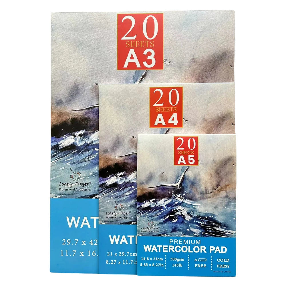 A3/A4/A5 Watercolor Pad
