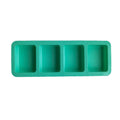 Silicone Soap Mold 4 Holes Oval Round Square DIY Soap Making Mould Homemade Mould Decoration Wax Candle Cake Tools