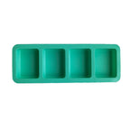 Silicone Soap Mold 4 Holes Oval Round Square DIY Soap Making Mould Homemade Mould Decoration Wax Candle Cake Tools