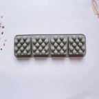 4 Holes Massage Square Silicone Soap Mold