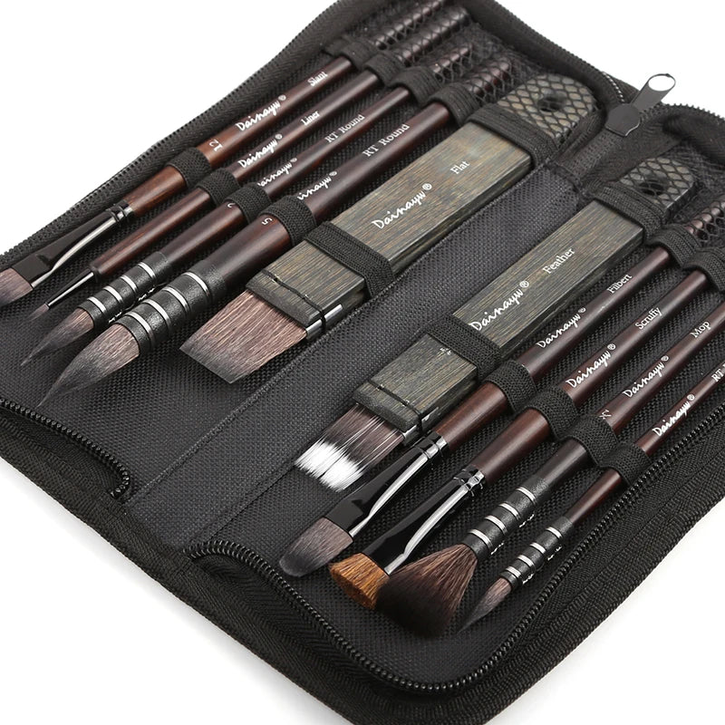 10Pcs Watercolor Brush Set