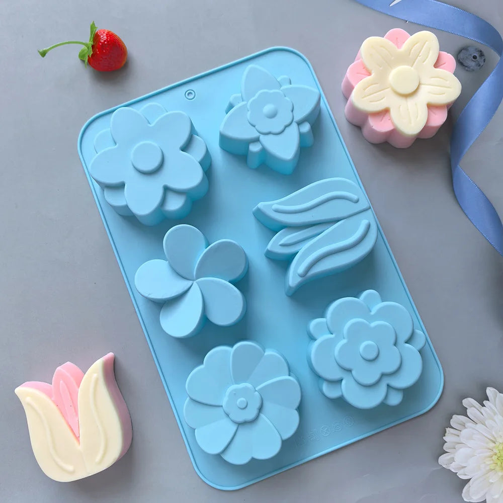 6 Holes Handmade Silicone Mold