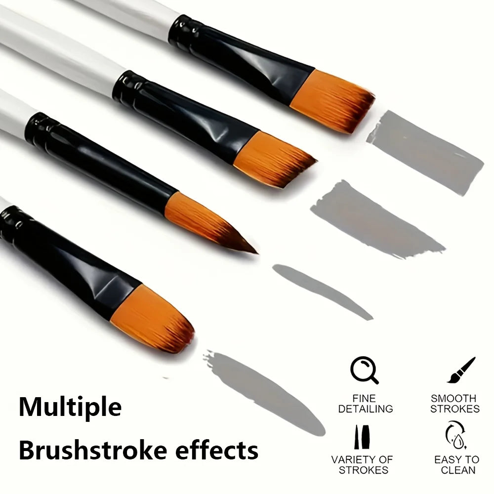 12/48pcs Professional Artist Paint Brush Set