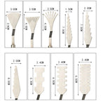 9 Pcs Flower Art Scraper Texture Palette Knife