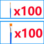 1-800pcs Acrylic Paint Brushes Set